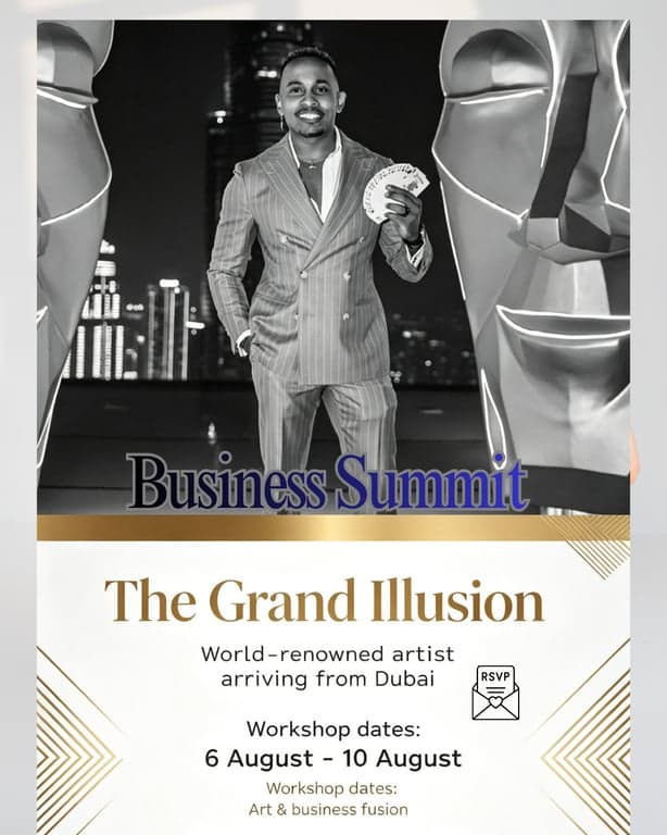 Business Summit - Featuring Illusionist from Dubai's 1 Billion Follower Star-guest