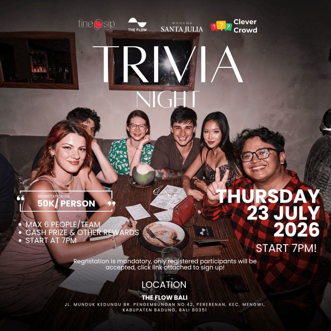Trivia Night Pererenan! 🧠⚡