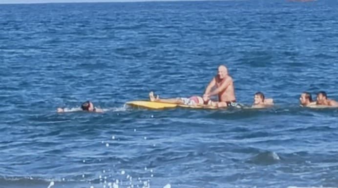 Missing Woman Found by Foreign Surfers at Masceti Beach, Gianyar Bali