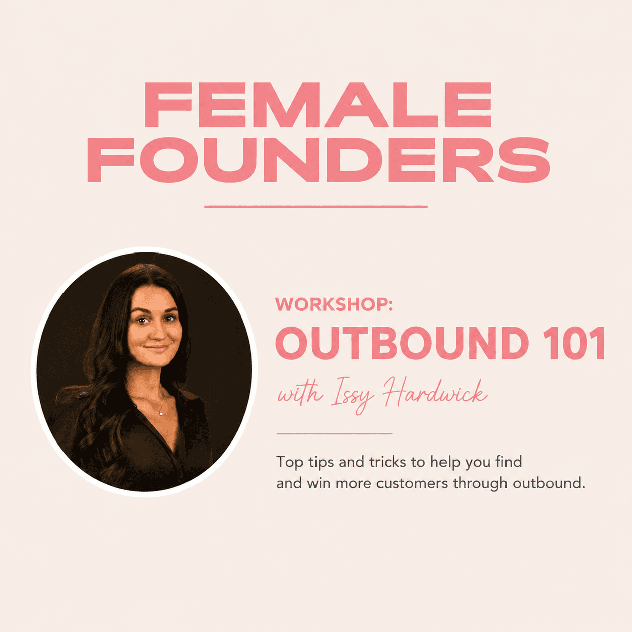 BFF Workshop - Outbounding 101